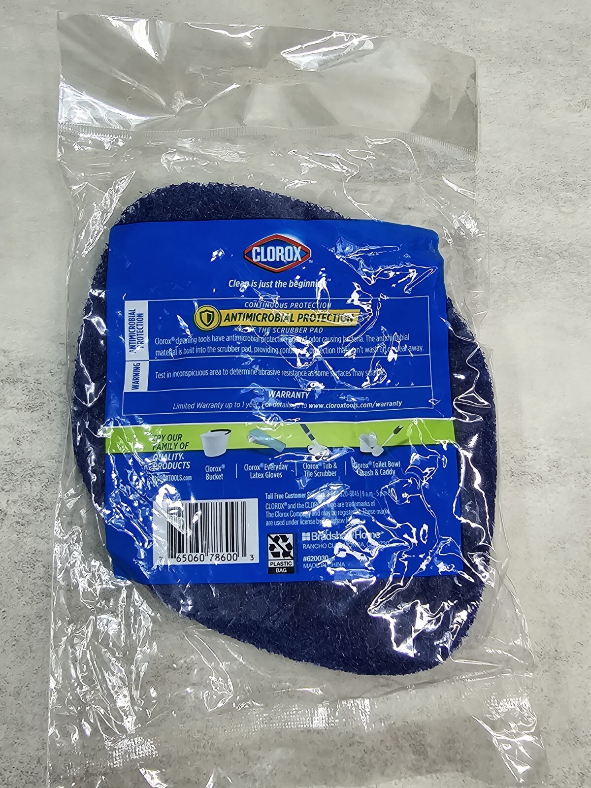 Clorox Tub Tile Scrubber Refill Blue Cleaning Scrub Replacement New