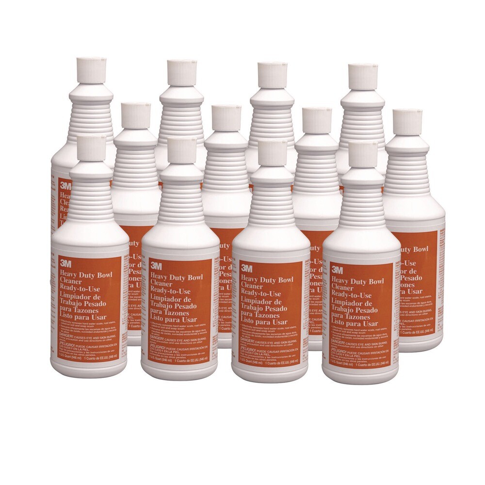 3M 34764 1 qt. Bottle Heavy-Duty Liquid Bowl Cleaner (12/Carton) New