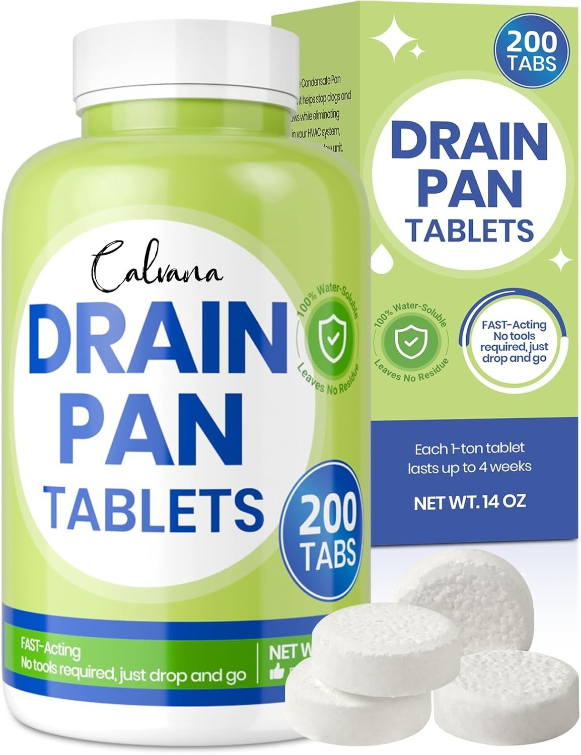 – 200 Tablets, AC Drain Line Cleaner, Fast-Acting Treatment for HVAC, Window …