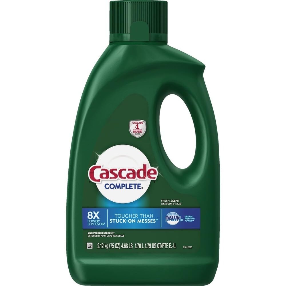 Cascade Complete Gel All-in-1 Dishwasher Detergent – 75 oz – Fresh