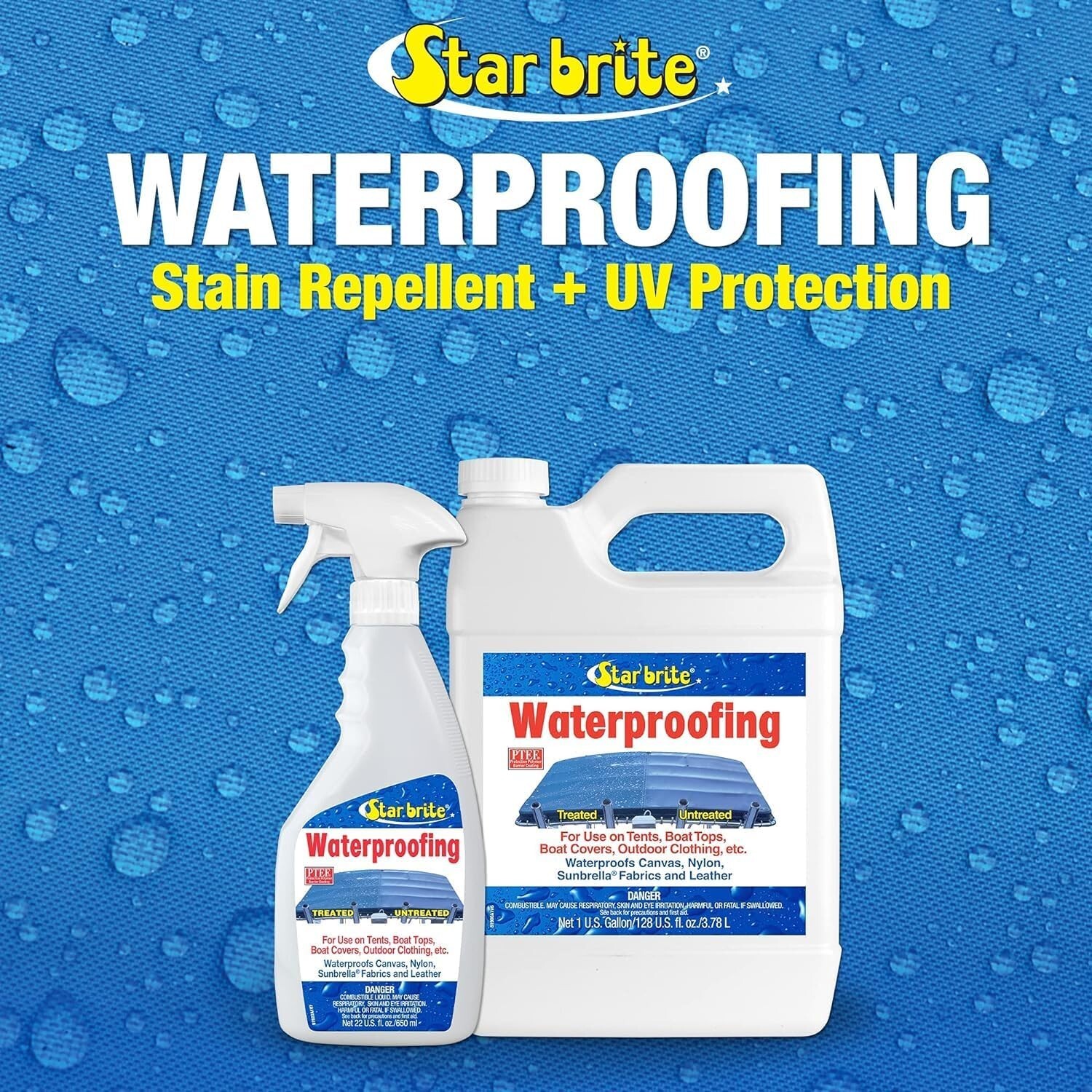 StarBrite 81922 22oz Waterproofing w/ PTEF Cleaning Supply Outdoor Boat Cover