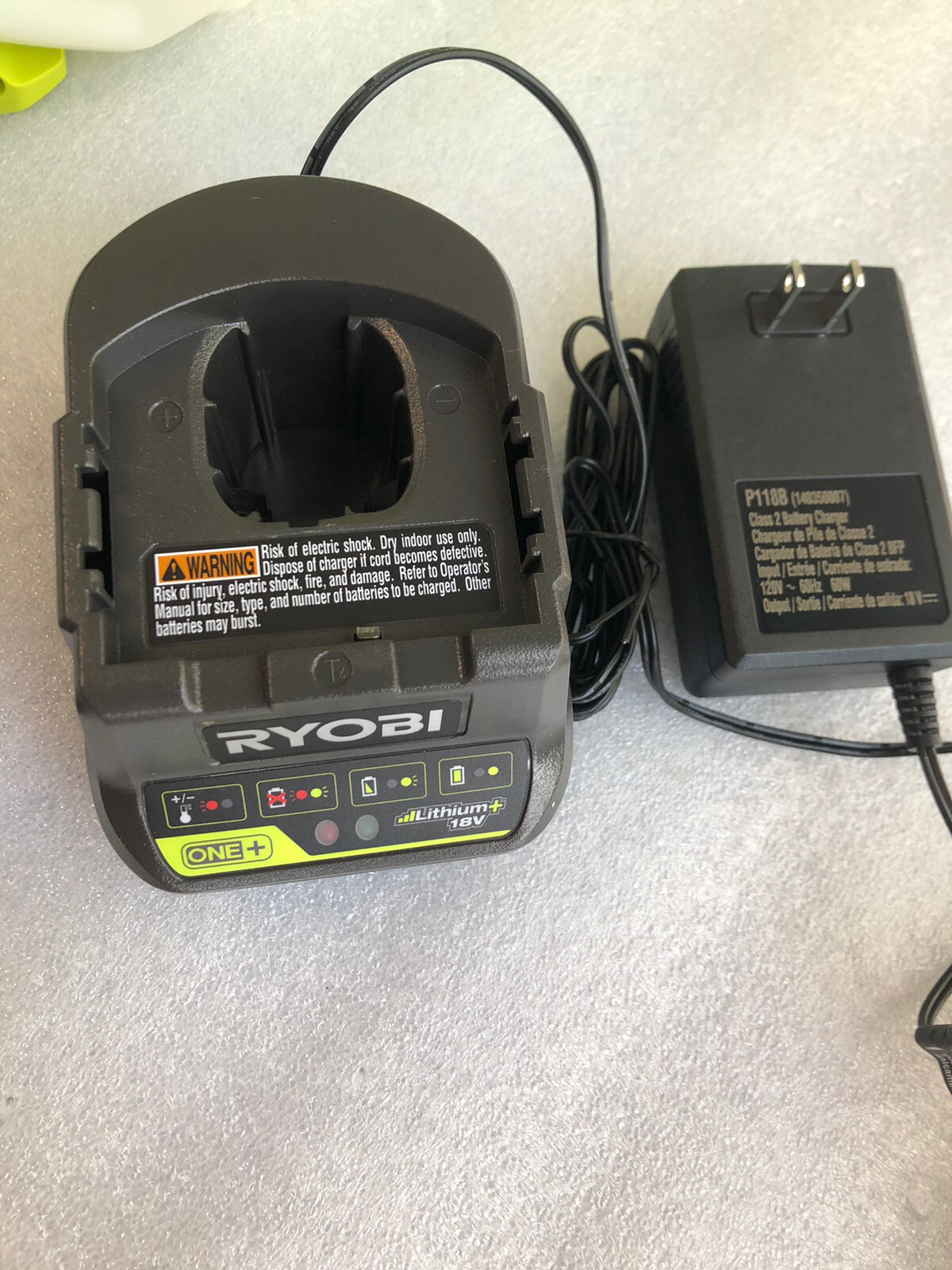 Ryobi PSP01K 18V ONE+ Handheld Electrostatic Sprayer Kit W/ Disinfectant Cleaner