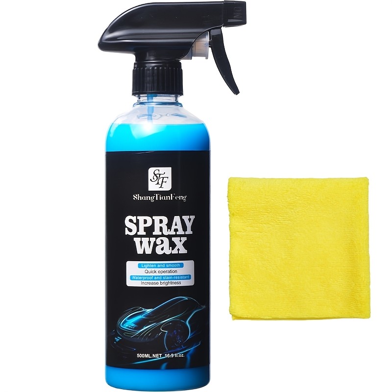 17.6oz Car Coating Spray with Cloth – Quick Detailer for Smart & GM Vehicles