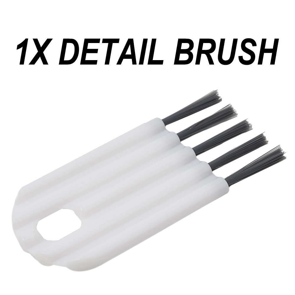 Cleaner Detail Brush 10cm/4in 1x Easy To Clean PP Polypropylene Plastic