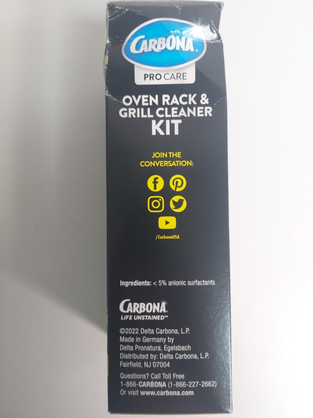 Carbona Pro Care Oven Rack and Grill Cleaner Kit 16.8oz 2-in-1 Easy 3-Step