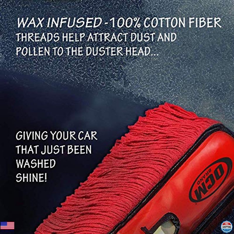 Classic Car Duster with Wood Handle & Storage Case – Detailer’s Choice Tool
