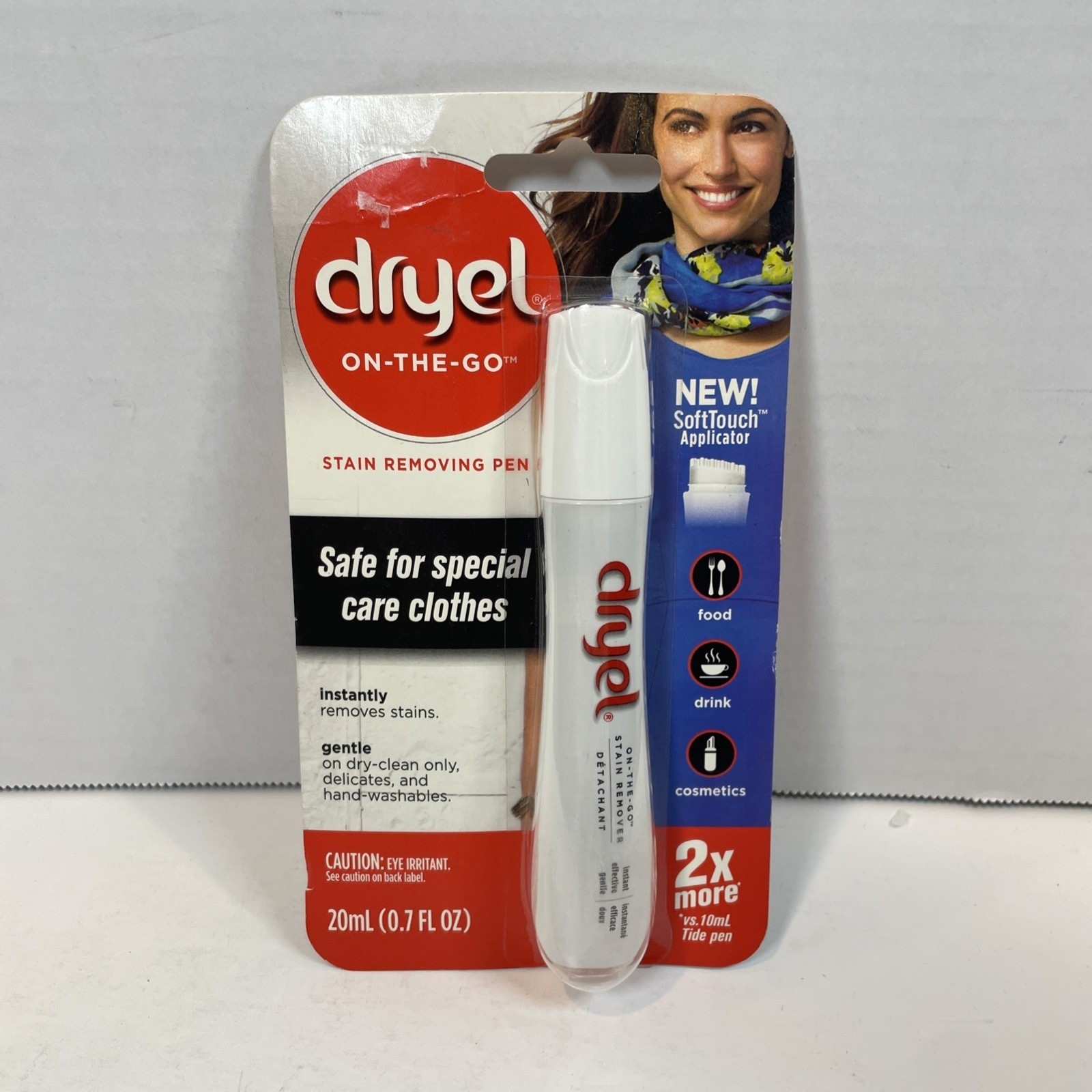 Dryel On The Go Instant Stain Remover 0.7 fl oz SoftTouch Tip/Haut