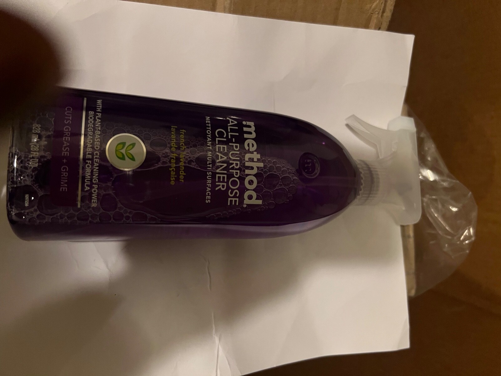 Method All-Purpose Cleaner Spray, French Lavender, Plant-Based, 28oz (Pack of 1)