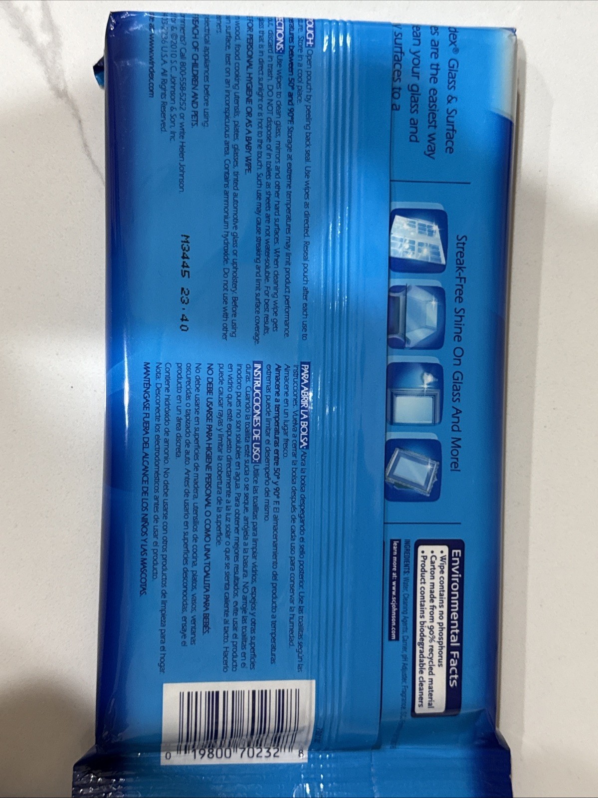 Windex Original Glass & Multi surface Wipes 28 Pk (each) Lot of 2