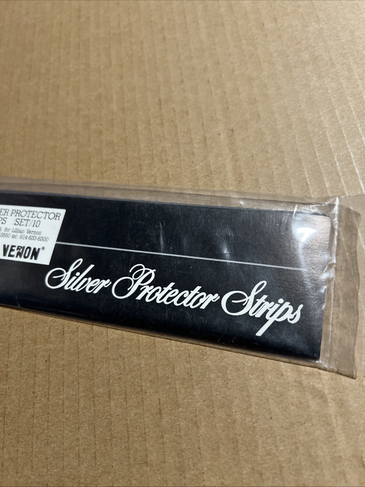 Lillian Vernon Silver Protector Strips – Set Of 10 – Sealed