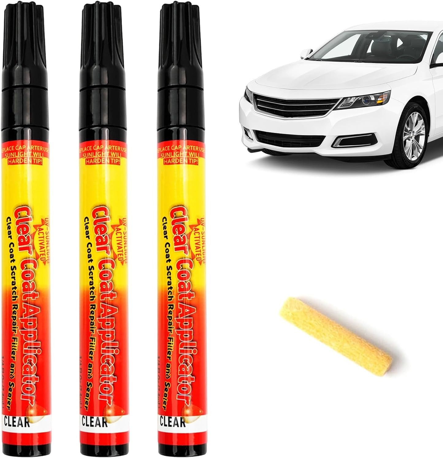 3PCS Vitanst Clearfix Scratch Remover, Magic Car Scratch Removal Pen, Auto Pa…