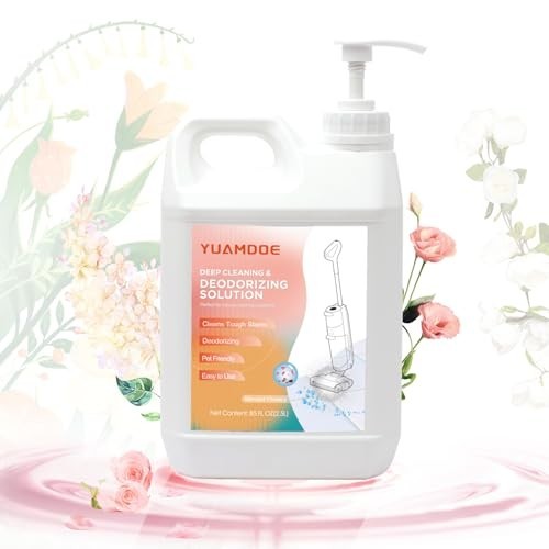 Floor Cleaner Solution 85oz 2.5L Blended Flowery Scent for Hardwood Tile