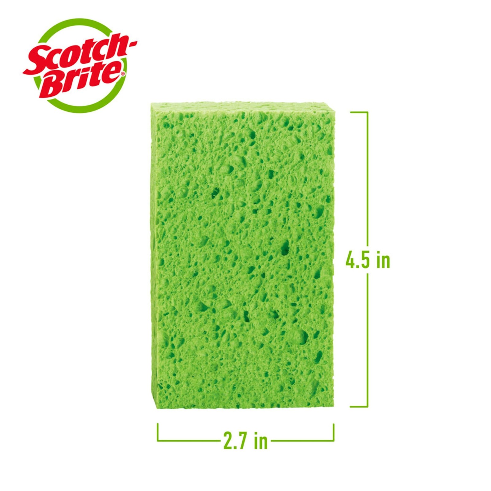 Scotch-Brite ocelo Handy Sponge, Assorted Colors, 40 Sponges