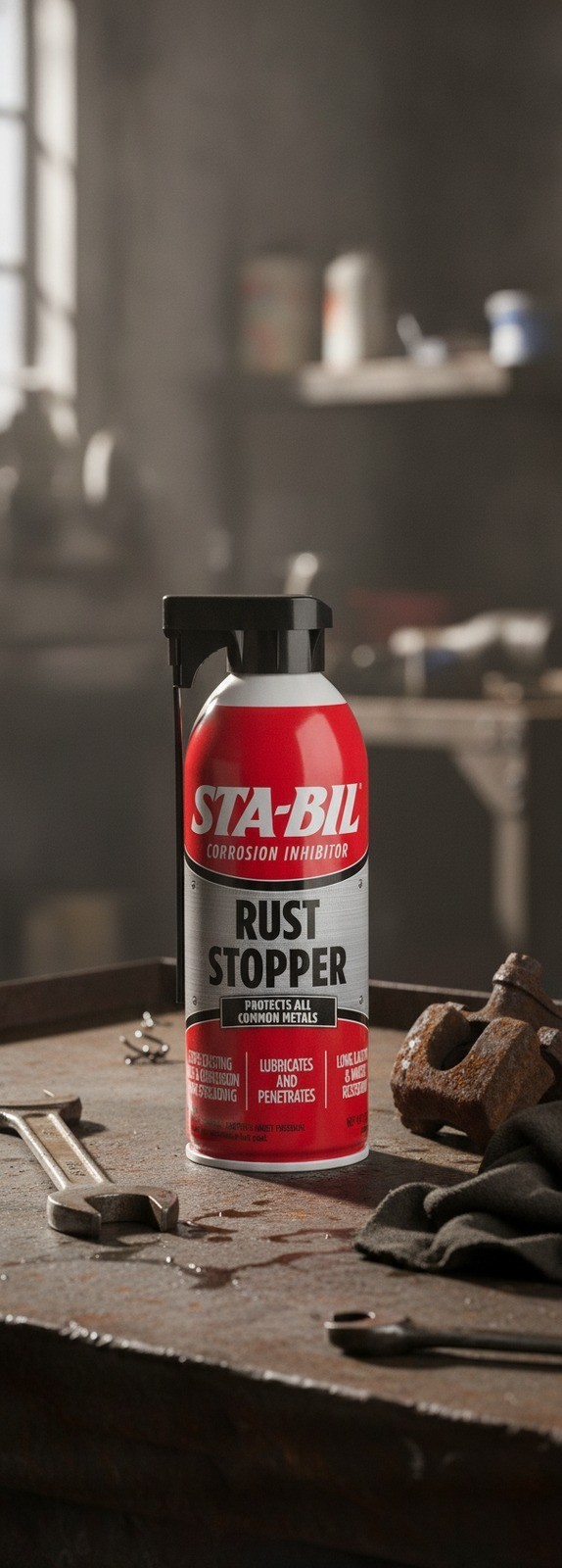 Rust Stopper Spray, 13 Oz, Corrosion Inhibitor, Battery Terminal Protector