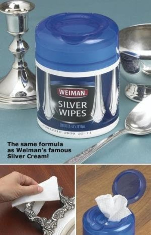 Gentle Silver Wipes 20CT – 4 Canisters, Ammonia-Free, Jewelry & Metal Care
