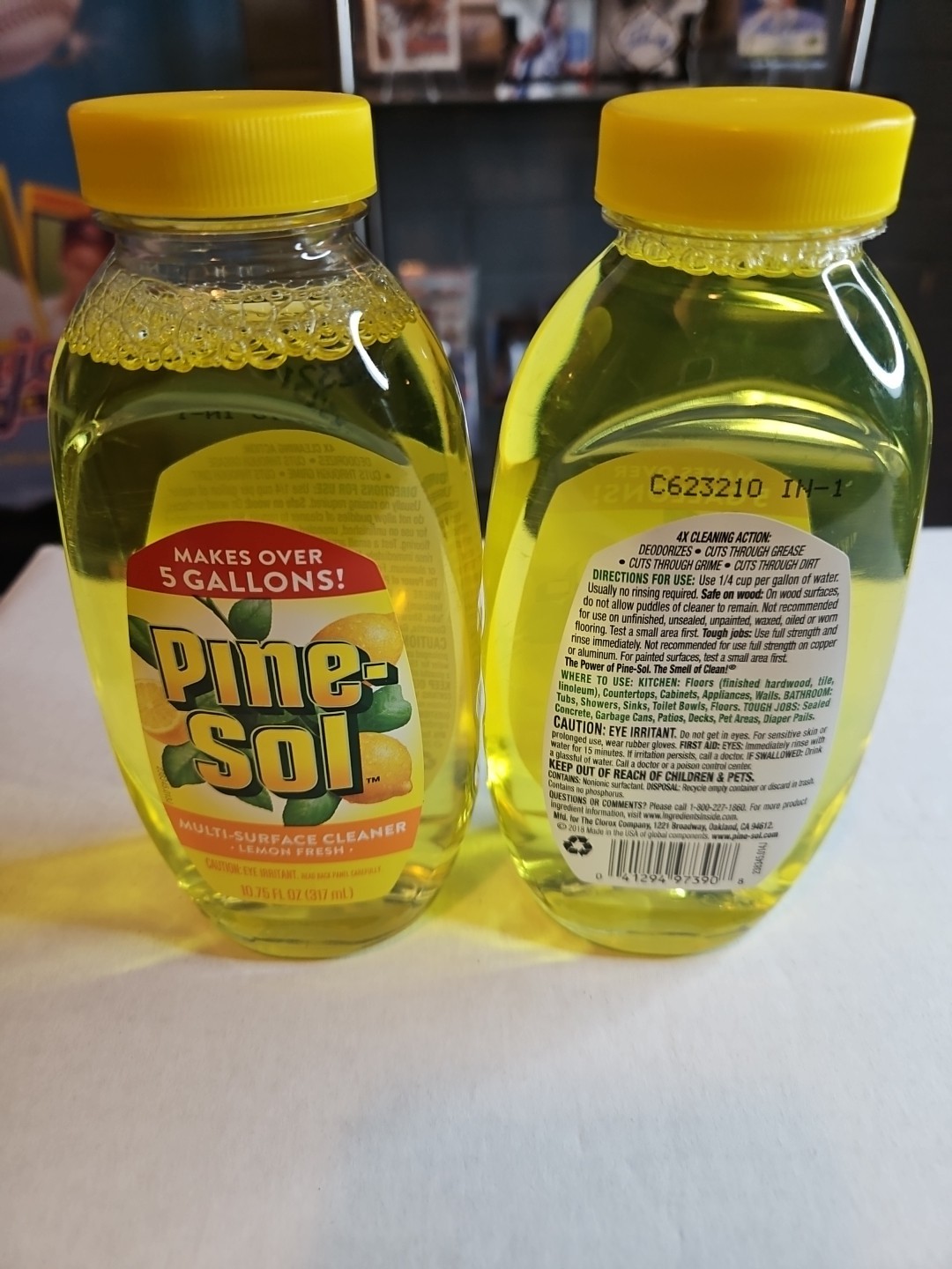 Pine-sol 10.75oz(2pack) Lemon Fresh-makes Over 5 Gallons