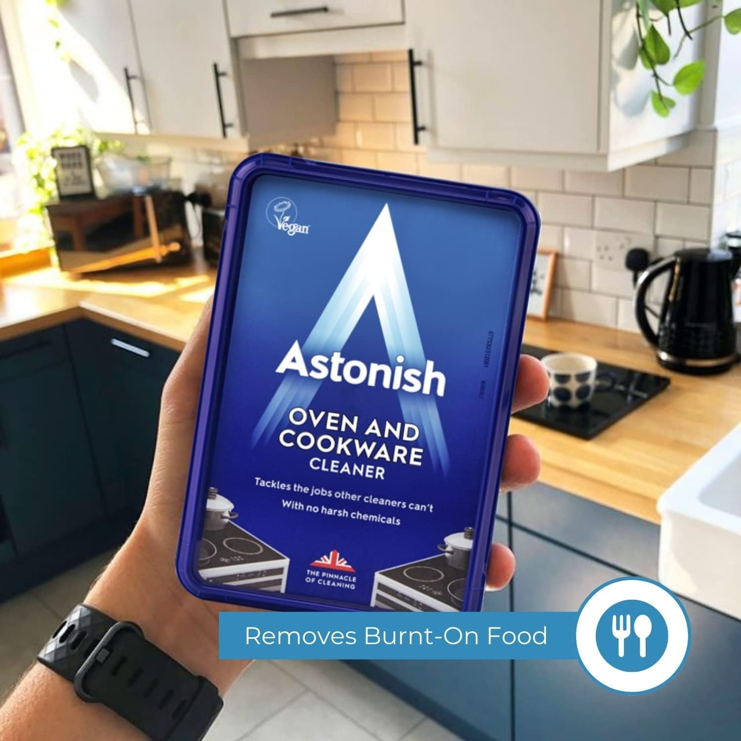 Astonish 150g Biodegradable Oven & Cookware Cleaner – Non-Toxic, Lemon Scented