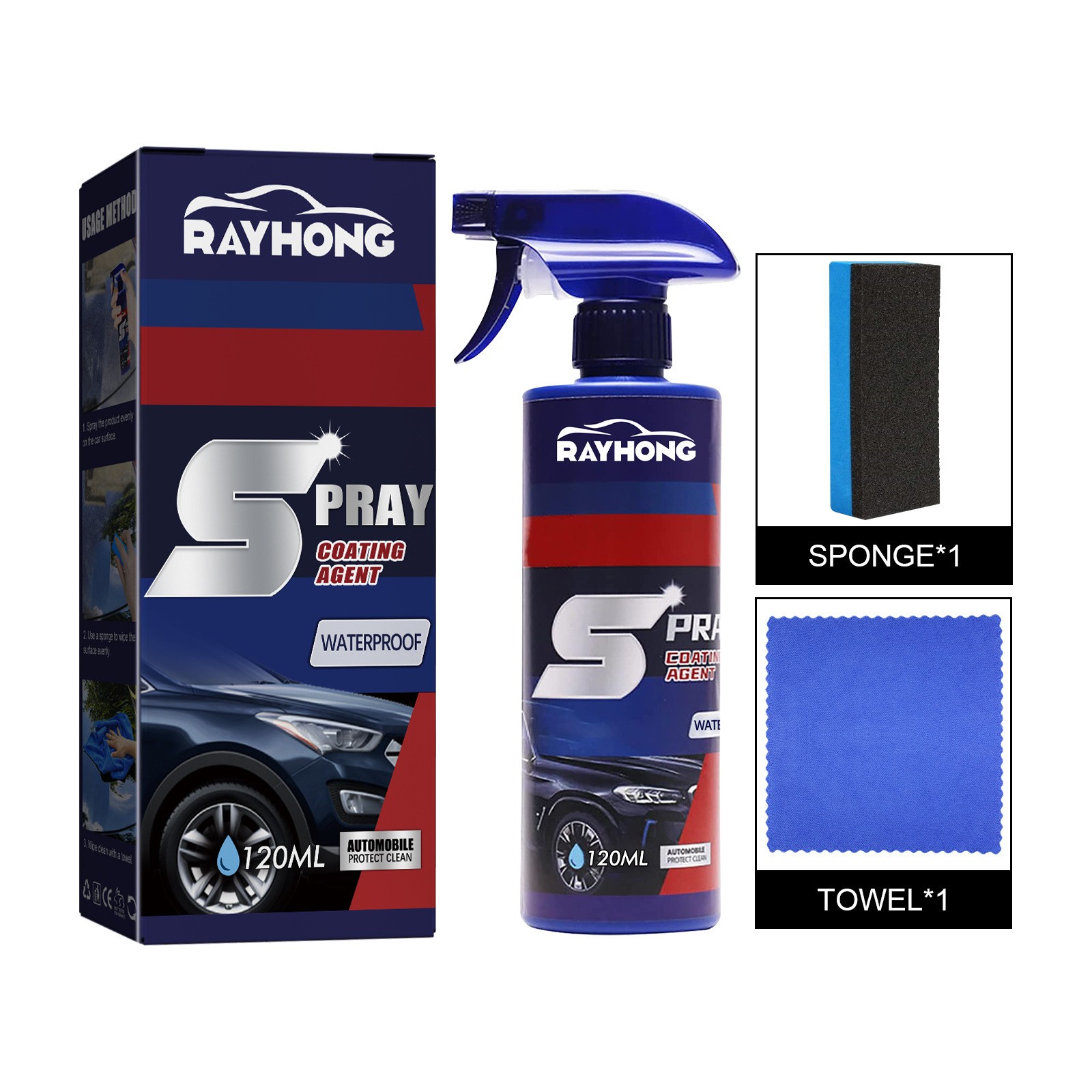 Car Coating Spray Nano Ceramic Paint Protection Gloss Enhancer Hydrophobic