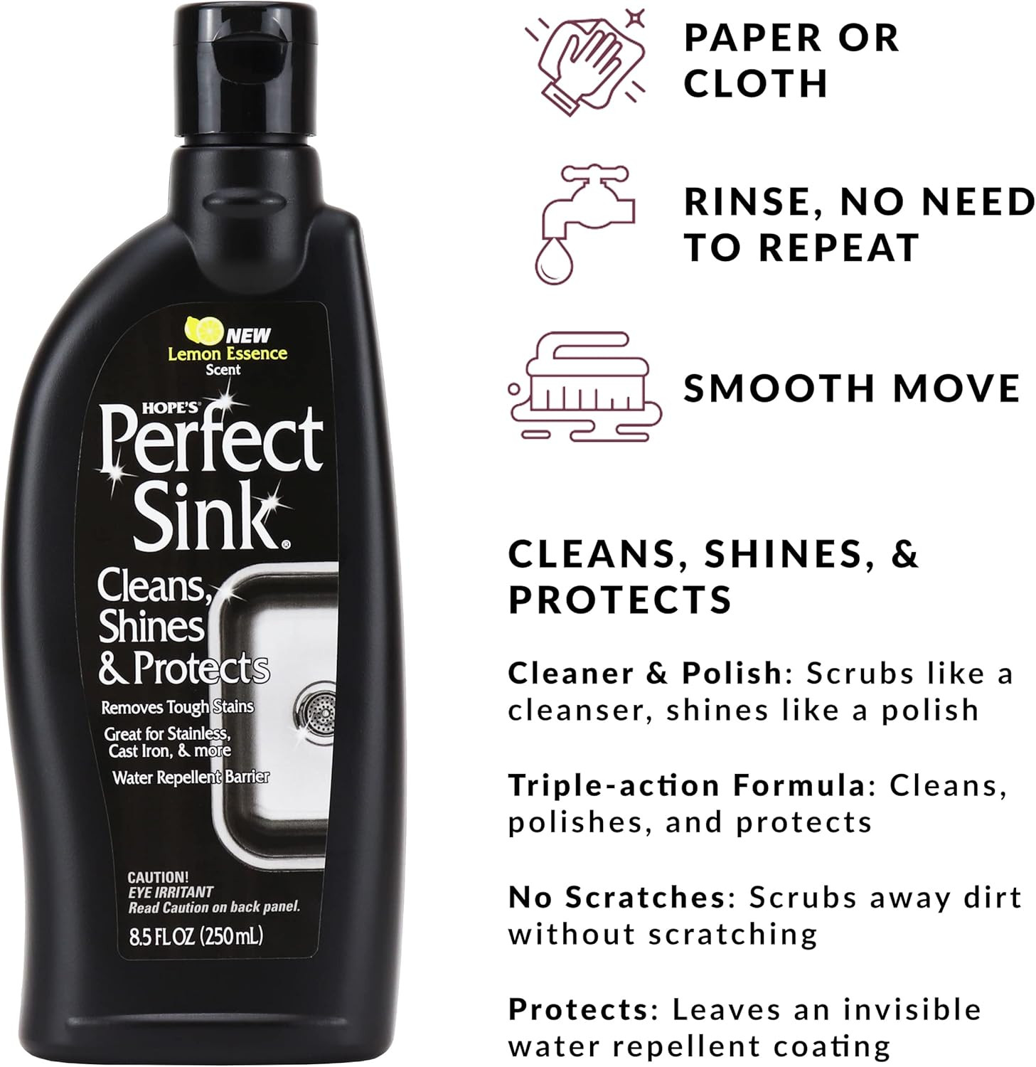 Perfect Stainless, Perfect Granite, and Perfect Sink Cleaner Bundle, Streak Free