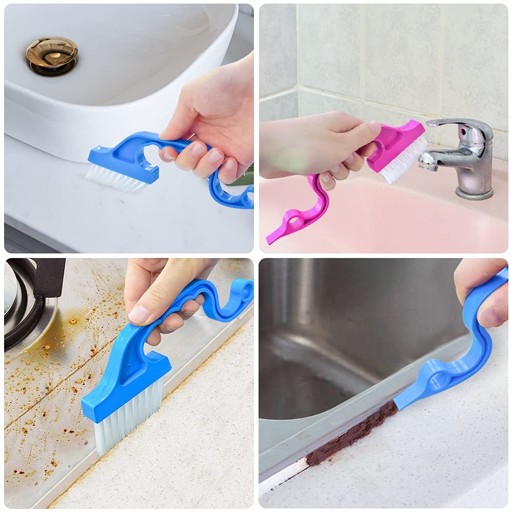 Crevice Gap Cleaning Brush Tool 6pcs Handheld Groove Gap Cleaning Tools 2 In 1 D