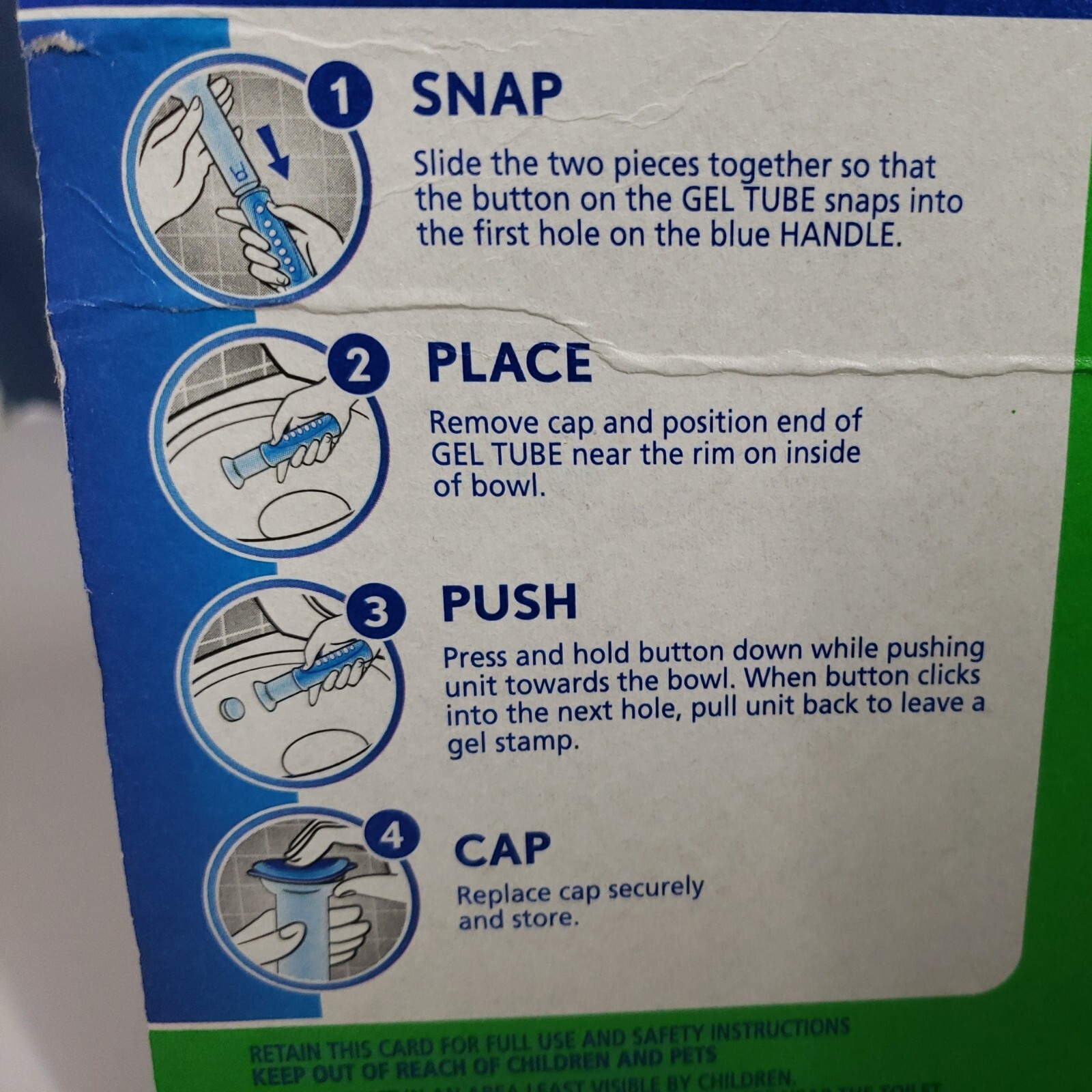 Scrubbing Bubbles Toilet Bowl Cleaner 1 Dispenser 6 Fresh Gel Stamps (2 Packs)