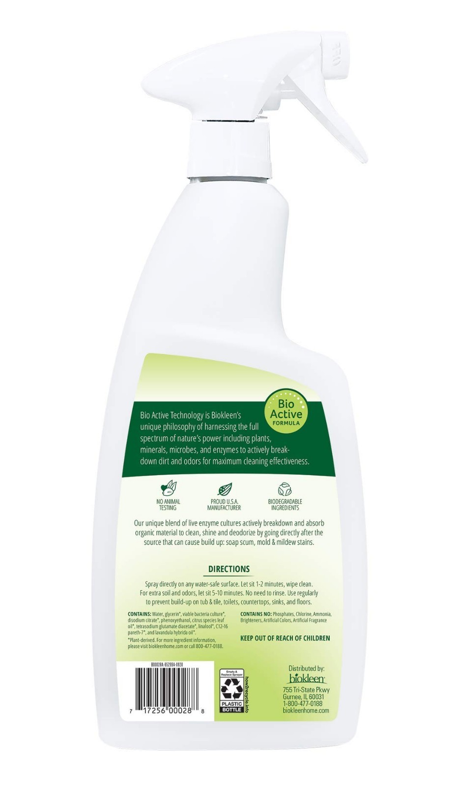 Natural Enzyme Bathroom Cleaner 2 Pack – Eco-Friendly, Plant-Based, No Fragrance