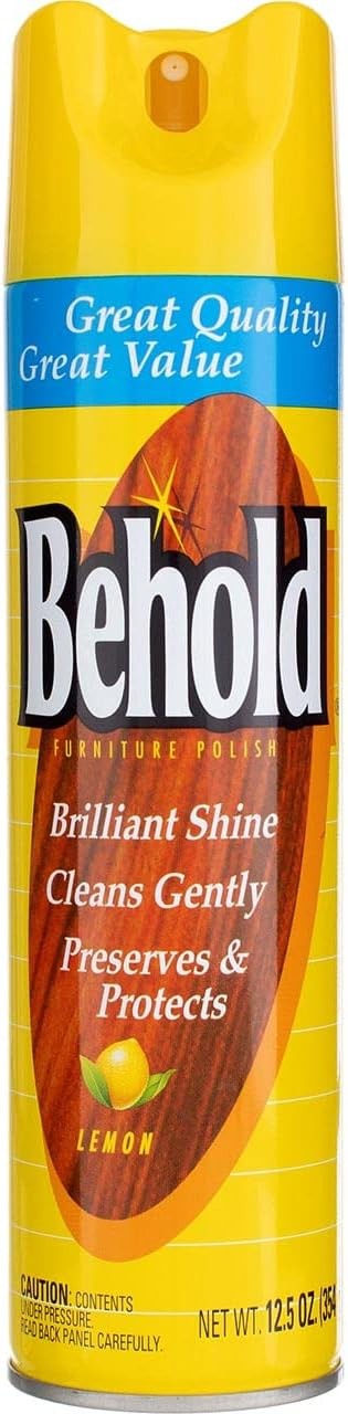 Furniture Polish, Lemon, 12.5 Ounce