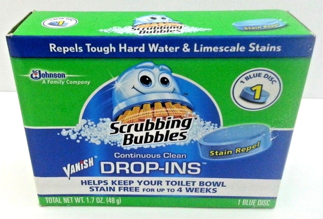 Scrubbing Bubbles Vanish Drop-Ins Toilet Cleaning Tablet 1 ea (Pack of 6) New