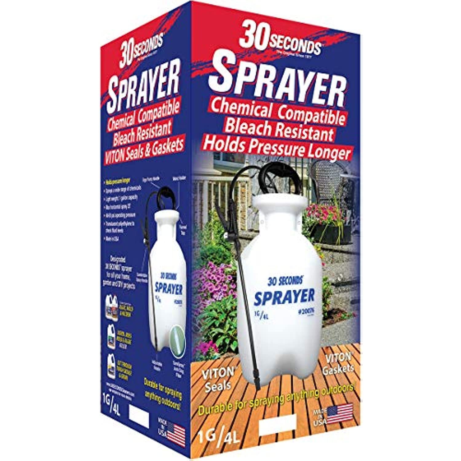 30 SECONDS Cleaners 30SS 30 Seconds Outdoor Cleaner Sprayer, 1 Gallon