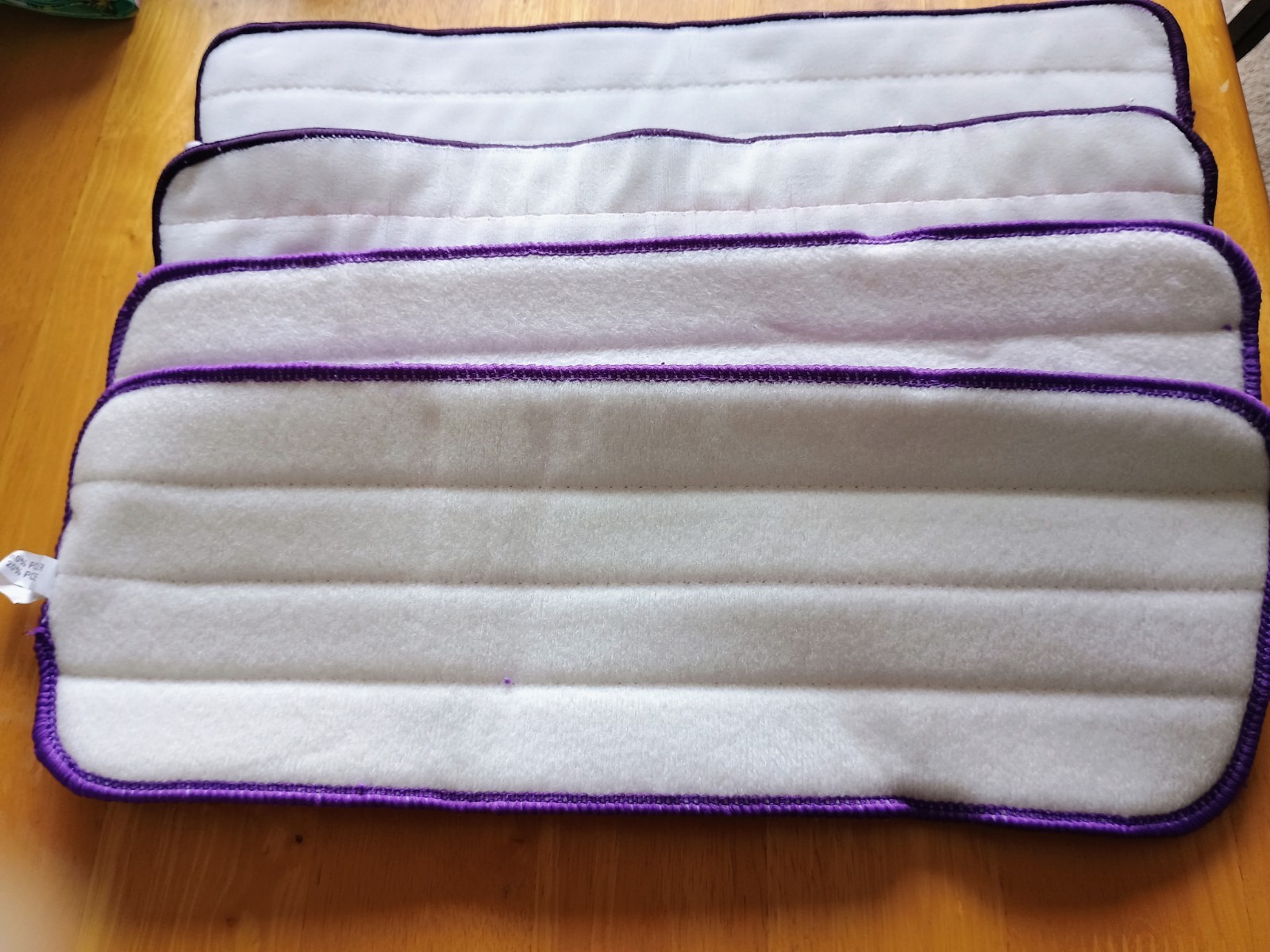 Microfiber Mop pads Cleaning 15″ x 5.50″ PROFESSIONAL Washable (4 Pack)