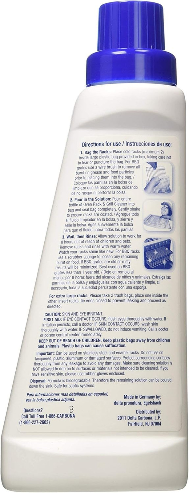 2-In-1 Oven Rack and Grill Cleaner 16.8 Oz – Powerful Formula