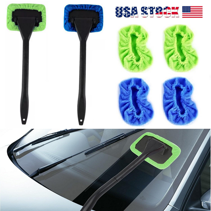 6× Car Cleaner Brush Kit Windshield Window Cleaning Wash Tool Inside Auto Glass