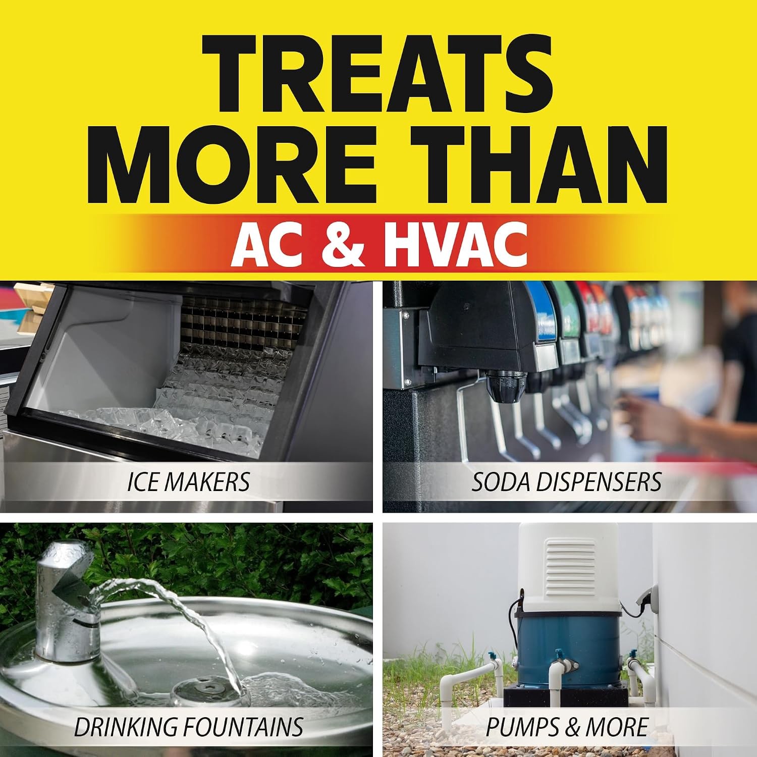Fast Acting Plant-Based AC Drain Cleaner Multi-Use HVAC Condensate Formula