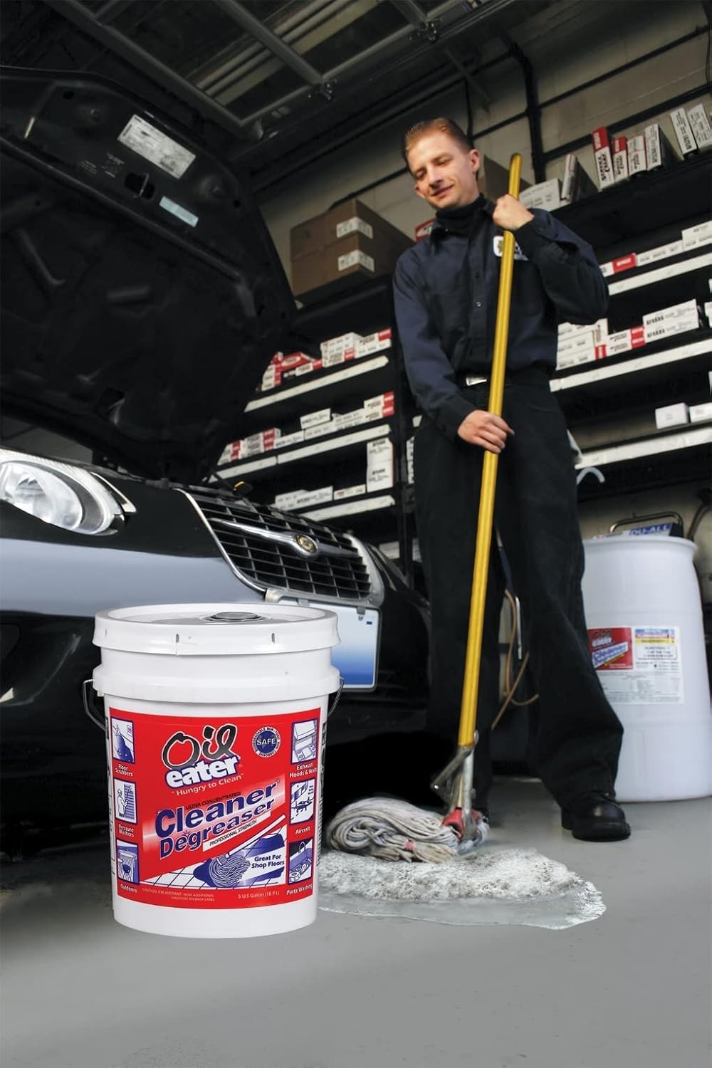Oil Eater 5 gal. Cleaner Degreaser Pail Kitchen Safe Low Odor Cleaning Formula