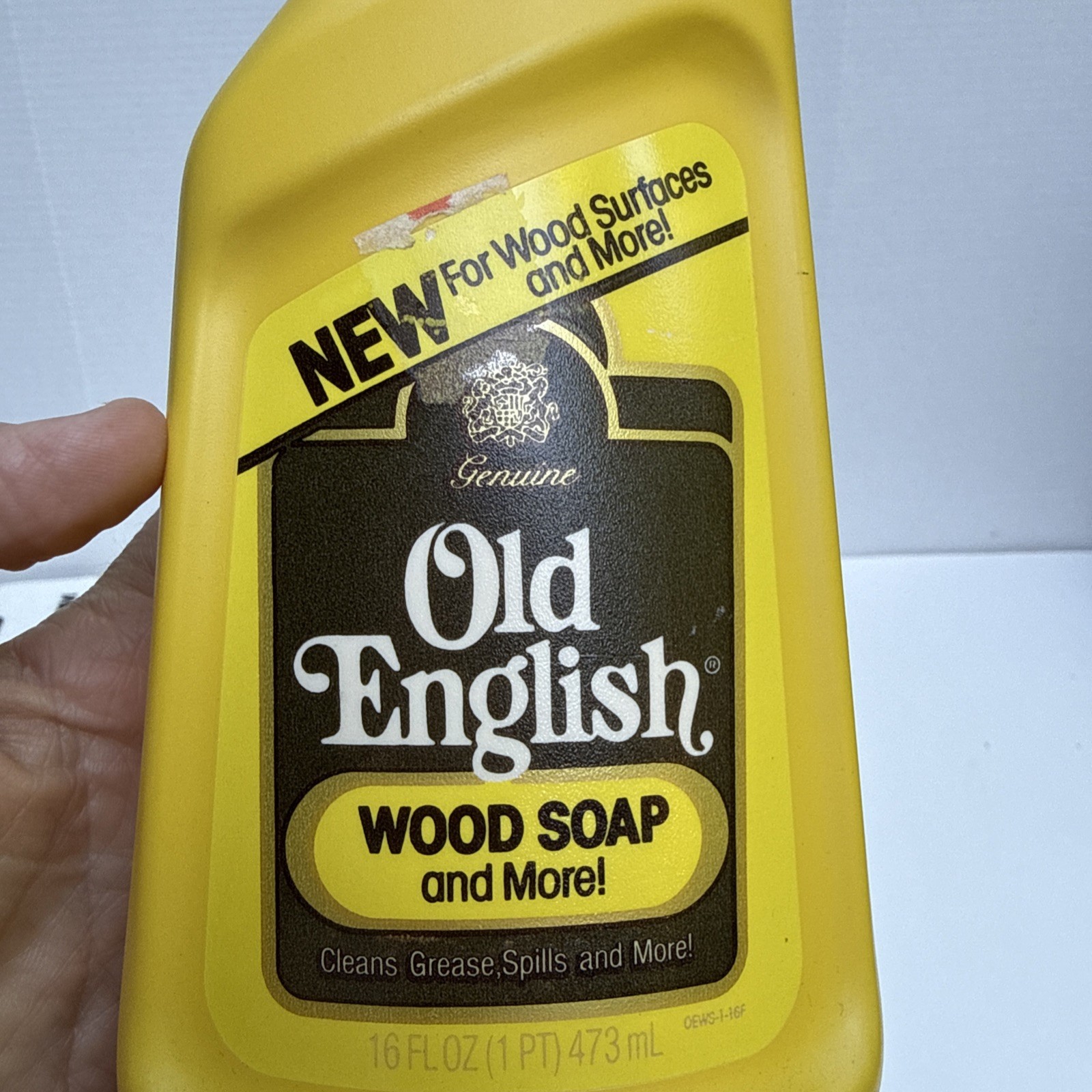 Vintage Old English Wood Soap Cleaner 1989 Discontinued Rare Product