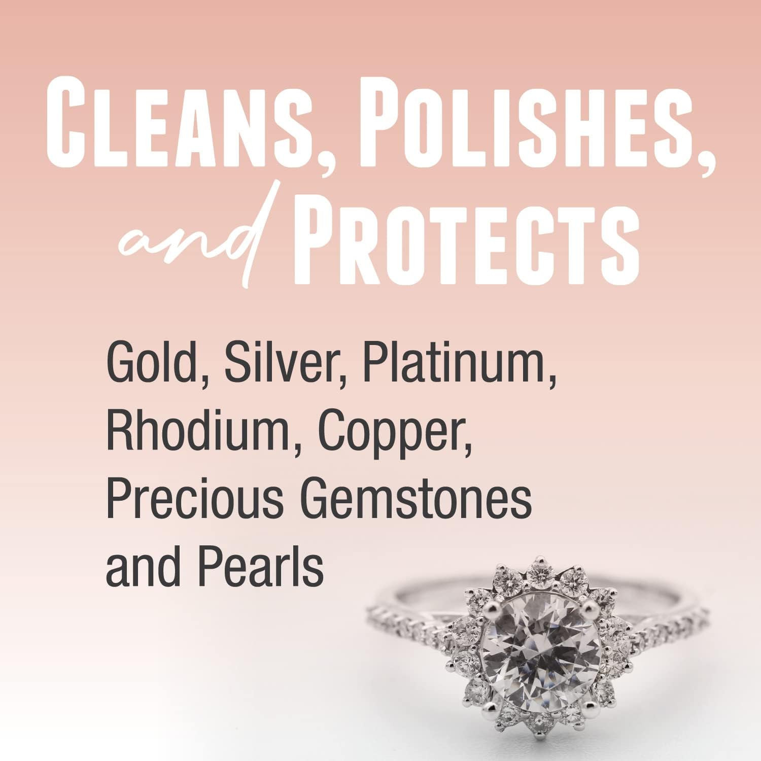 Diamond and Gemstone Cleaner Spray – 0.5oz USA-Made Travel-Sized Spray Bottle…