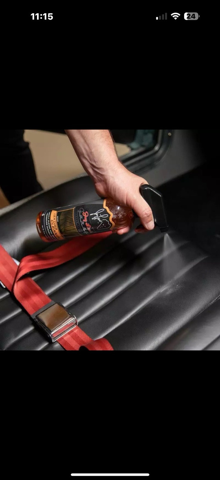 Jay Leno’s Garage 16oz Leather Cleaner Deep Clean Car Leather Surfaces US New