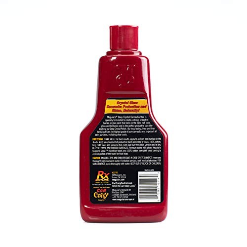 Cera De Carnauba Deep Crystal – Botella De 16 Oz