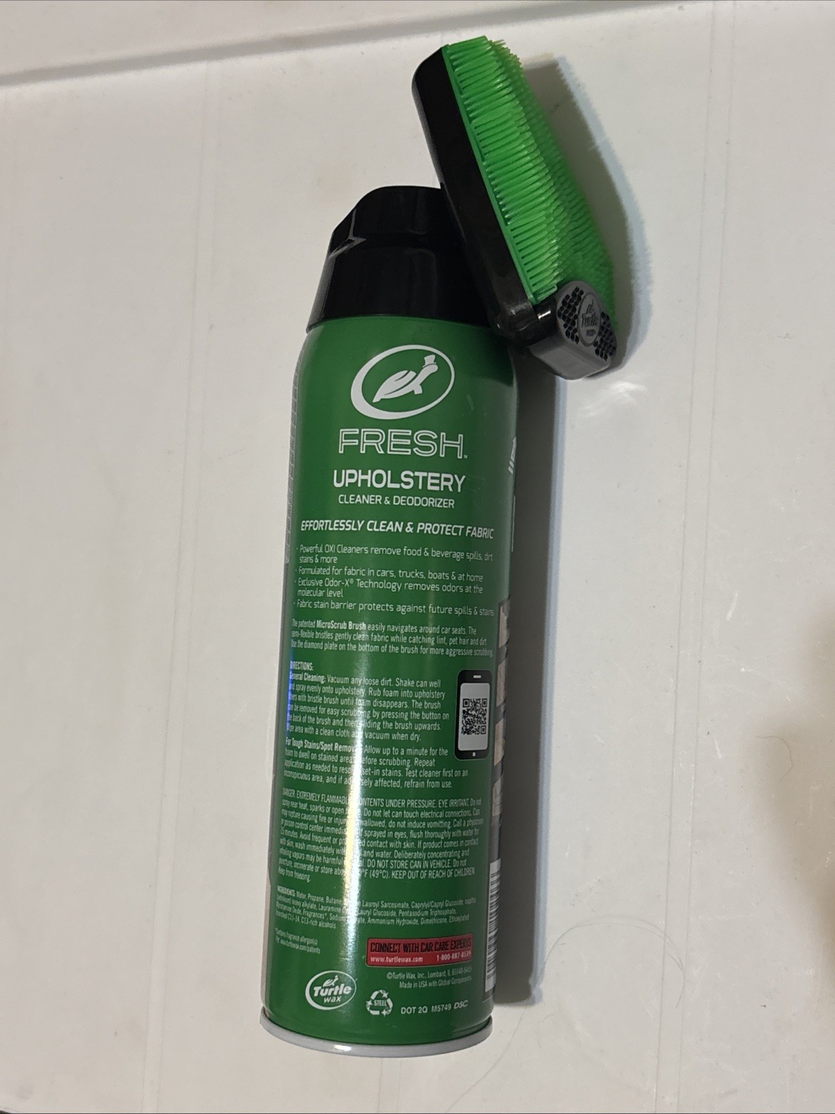 Turtle Wax Power Out Upholstery Cleaner Foam 18 oz