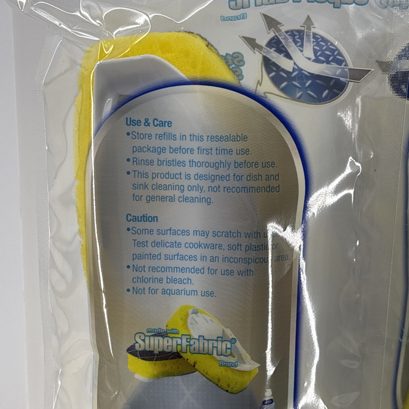 Dawn Platinum Fillable Dishwand Refills Sponges Dish SuperFabric 2 Packs Of 2