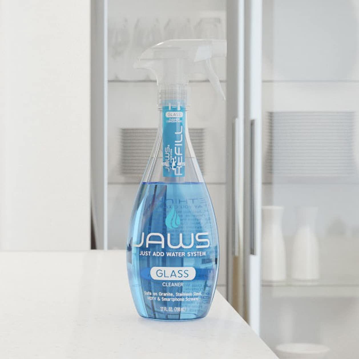 Bathroom Cleaning Kit. Refillable Cleaning Supplies.
