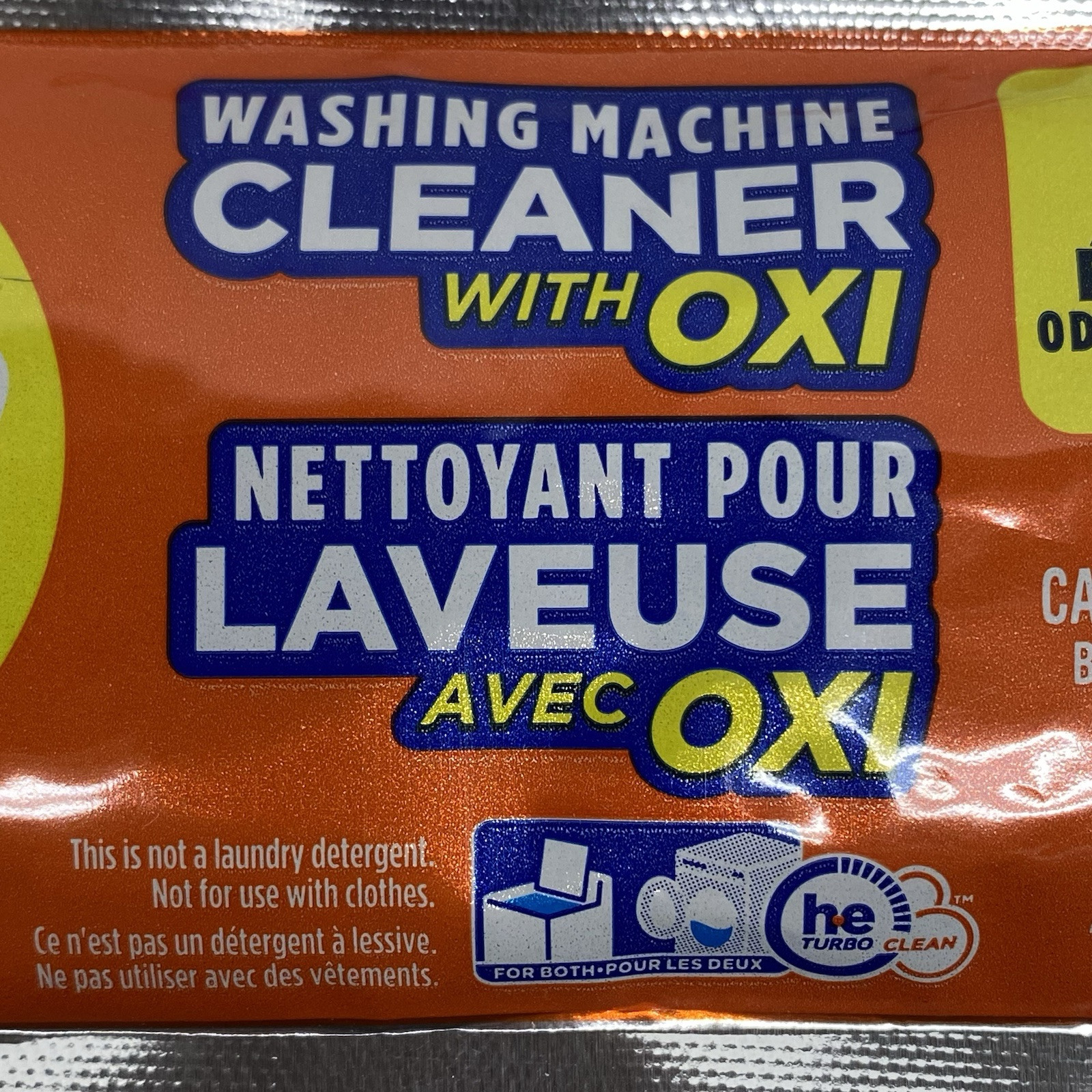 2 TIDE Washing Machine Cleaner w/ Oxi Removes Oder & Residue 2.6 Oz Each