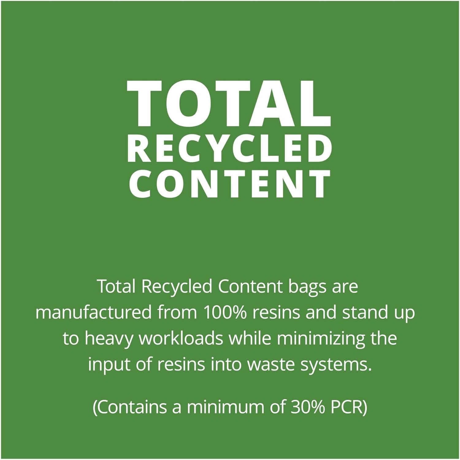 Stout by Envision 40-48 Gallon Heavy Duty Total Recycled Content (TRC) Trash B