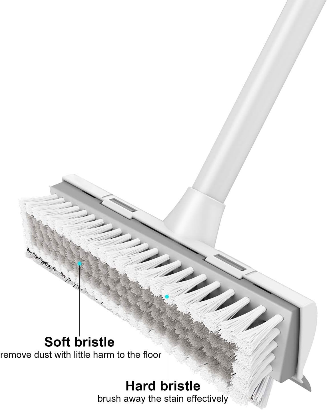Stainless Steel Long Handle Scrub Brush – Heavy-Duty Cleaning for All Surfaces