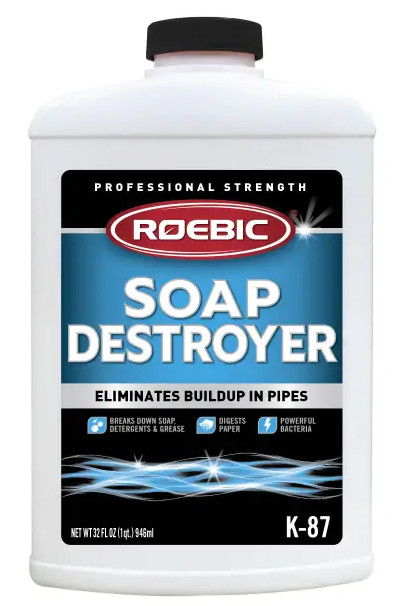 Roebic K-87 32oz SGP Soap Destroyer Digester Drain Septic Tank Cleaner Solution