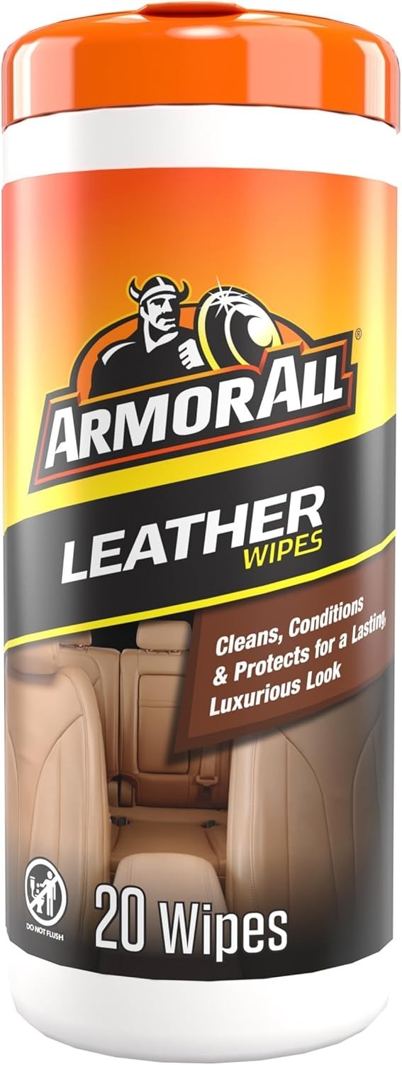 Convenient Leather Wipes – Clean, Condition & Protect with 20 Count Pack