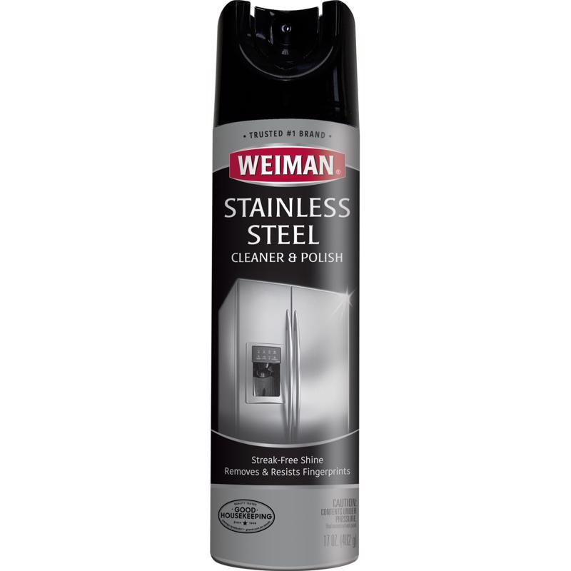 Weiman Floral Scent Stainless Steel Cleaner & Polish 17 oz Spray (Pack of 6)