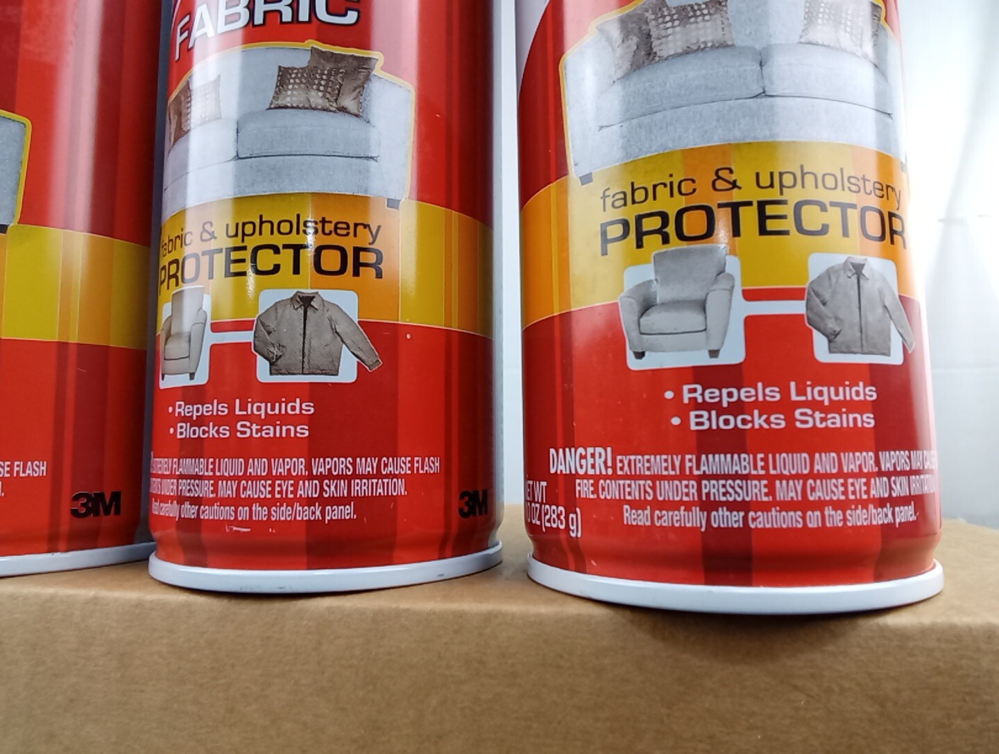 3x Scotchgard 3M Fabric Protector Scotchguard 10oz Cans 2007 Scotch Gard USA