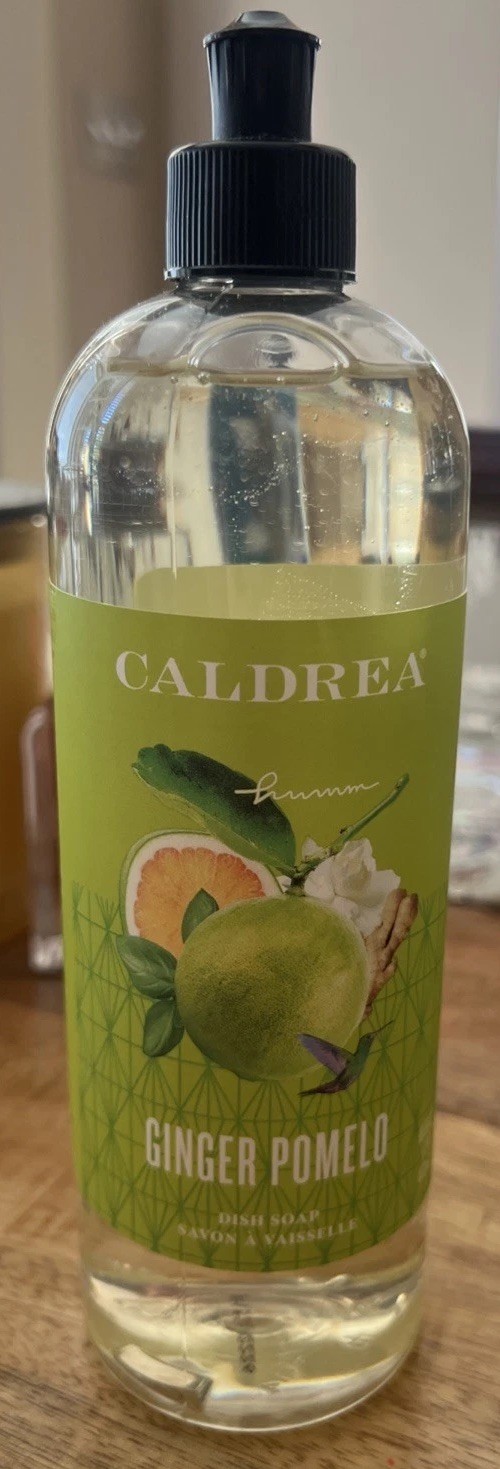 Caldrea Dish Soap, GINGER POMELO 16 fl oz DISCONTINUED