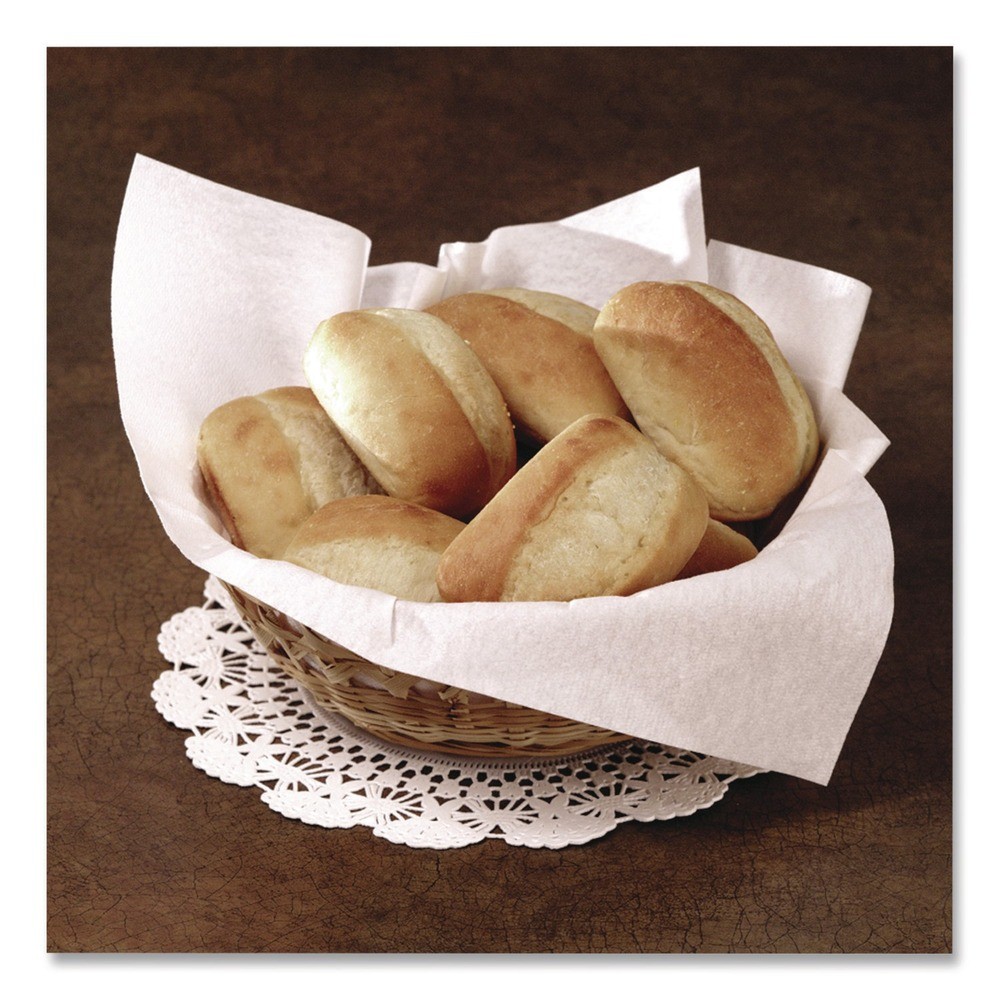 Hoffmaster 125023 Linen-Like Flat Pack Dinner Napkins – WHT (1000/Carton) New